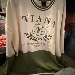 Disney Green and Cream Tiana Top